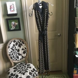 Talbots 100% silk midi dress size 10